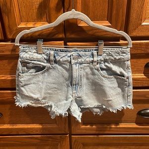 Garage Low Rise Denim Shorts